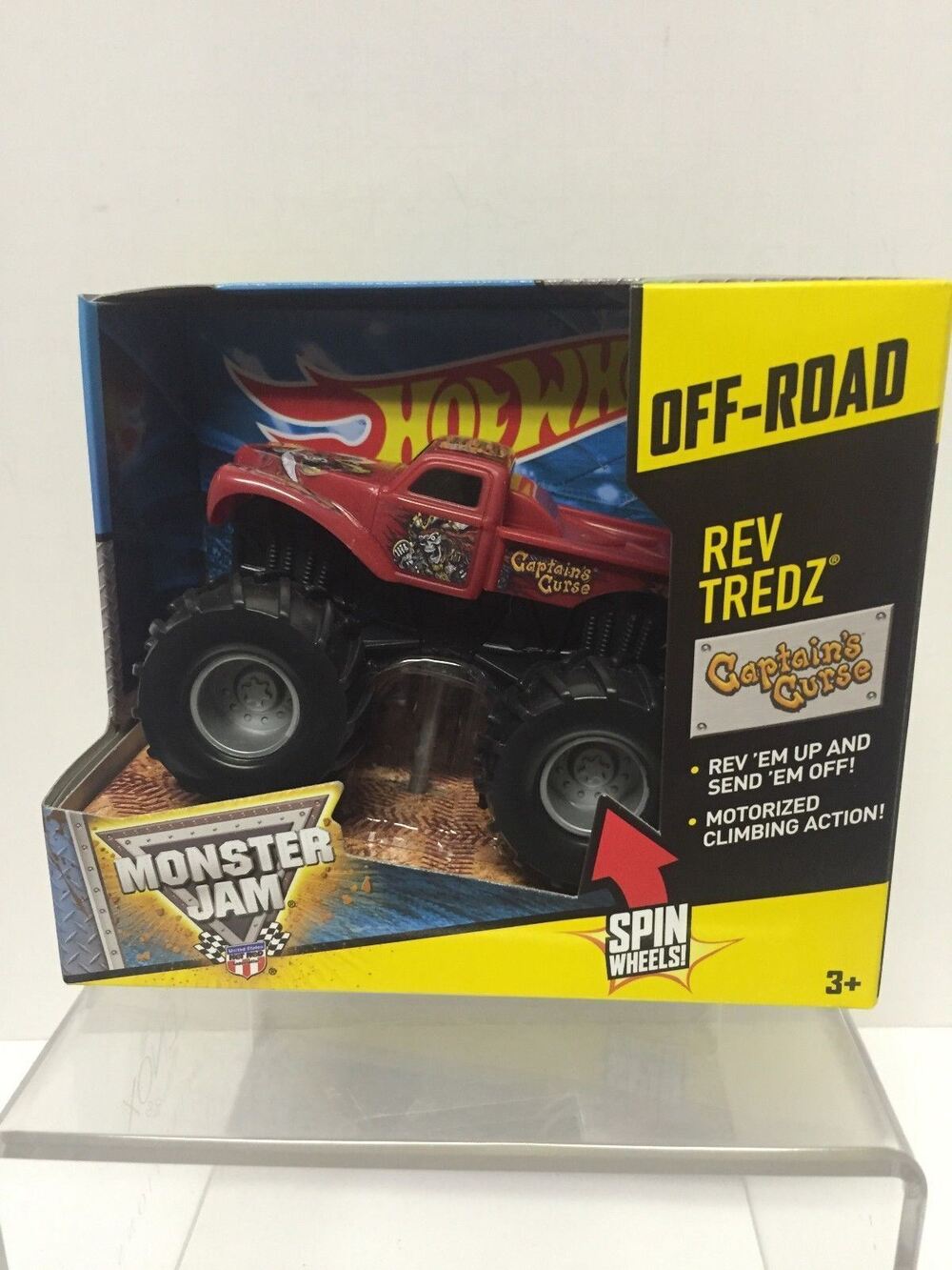 Hot Wheels Monster Jam Rev Tredz Iron Man Monster Truck 1:43 CHV35